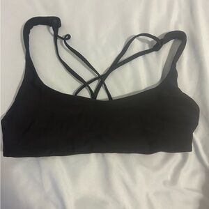 lululemon athletica Black Strappy Sports Bra